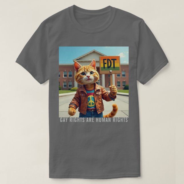 FDT GAY RIGHTS POLITICAL T-Shirt (Design vorne)