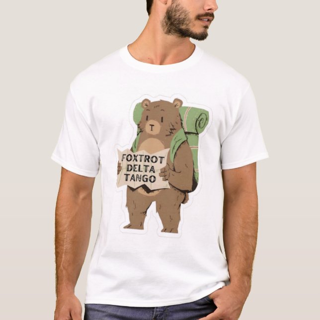 FDT Resist Bear, Anti Trump, Nationalparkwald T-Shirt (Vorderseite)