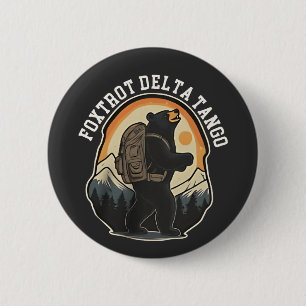 FDT Resist Bear Foxtrot Delta Tango Button