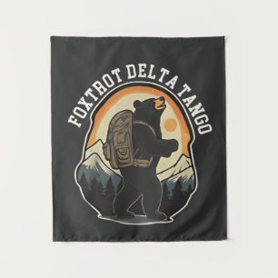 FDT Resist Bear Foxtrot Delta Tango Wandteppich
