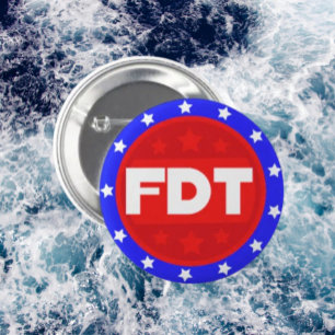 FDT   Schaltfläche "Rot, Weiß und Blau" Button