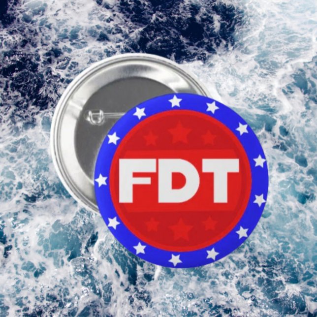 FDT | Schaltfläche "Rot, Weiß und Blau" Button (Von Creator hochgeladen)