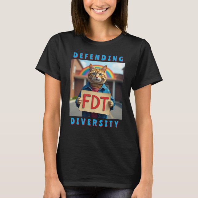 FDT Verteidigung des politischen Diversity T-Shirt (Vorderseite)