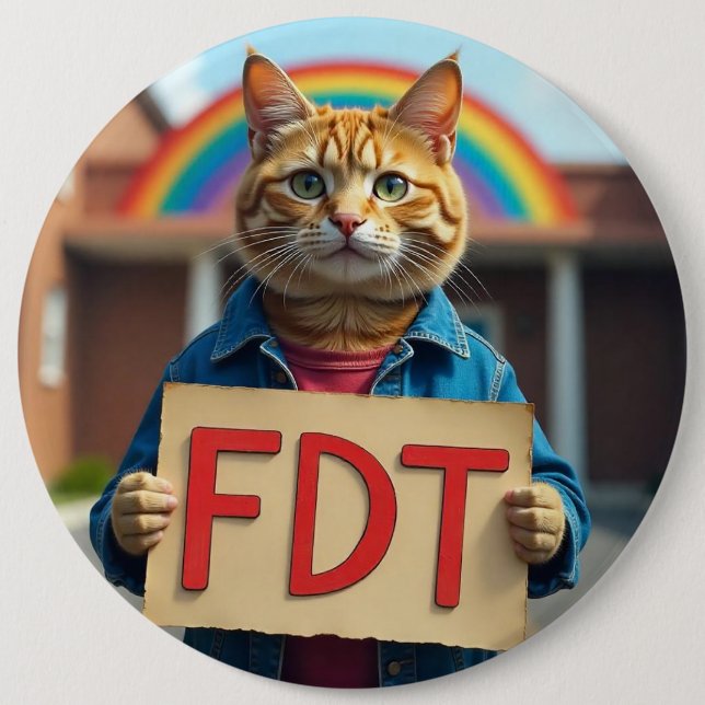 FDT, wenn Sie wissen, Sie wissen Button (Vorderseite)