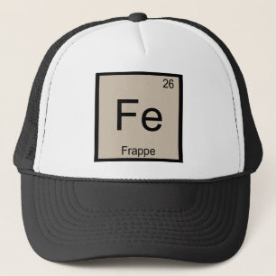 Fe - Frappe Chemie Periodensystem Symbol Truckerkappe