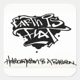 FE-Heliokult Quadratischer Aufkleber