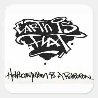 FE-Heliokult Quadratischer Aufkleber