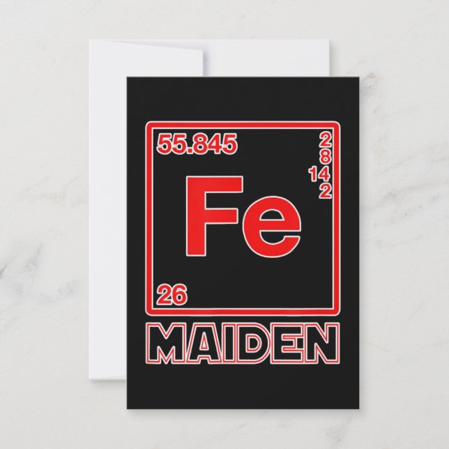Fe Maiden Iron Element FE Parody Karte (Vorderseite)