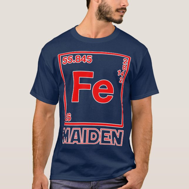 Fe Maiden Iron Element Fe Parody T-Shirt (Vorderseite)