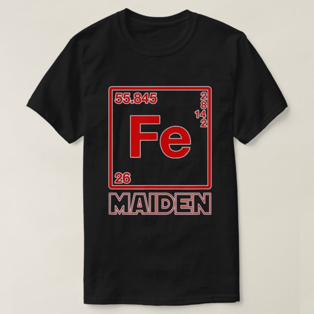 Fe Maiden Iron Element FE Parody T-Shirt (Design vorne)