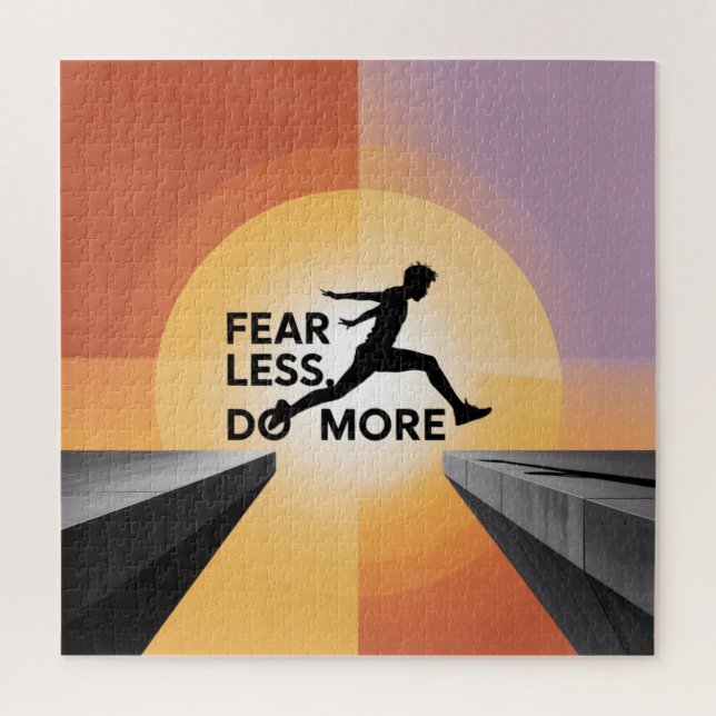 Fear Less, Do More Puzzle (Vertikal)