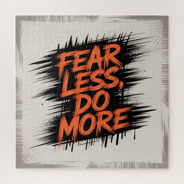 Fear Less, Do More Puzzle (Vertikal)
