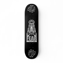 "FEAR MAKER – Horror-Schrei-Schädel-Skateboard-Dec