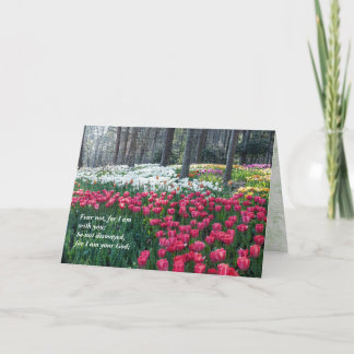 "Fear Not, for I Am with You"  Encouragement Card Dankeskarte