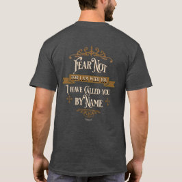 "Fear Not" Gold Cross Vintage Scripture T-Shirt
