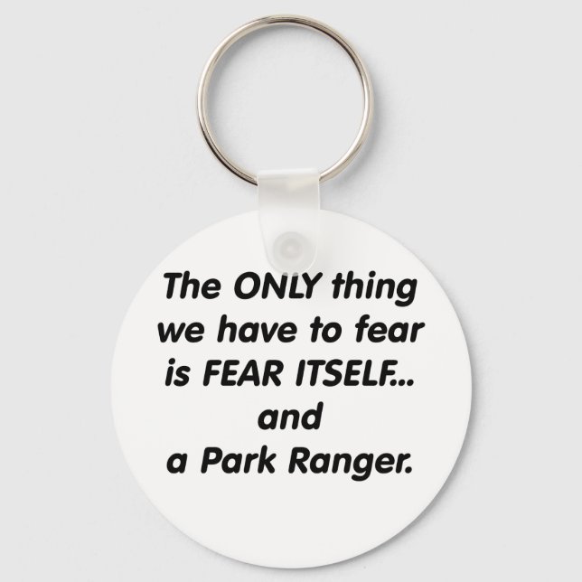 Fear Park Ranger Schlüsselanhänger (Vorderseite)
