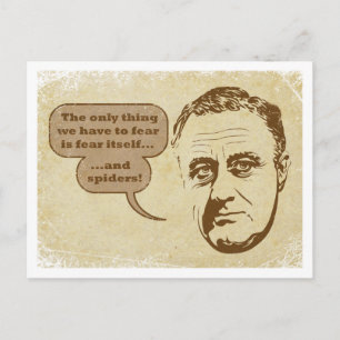 Fear & Spiders Postcard Postkarte