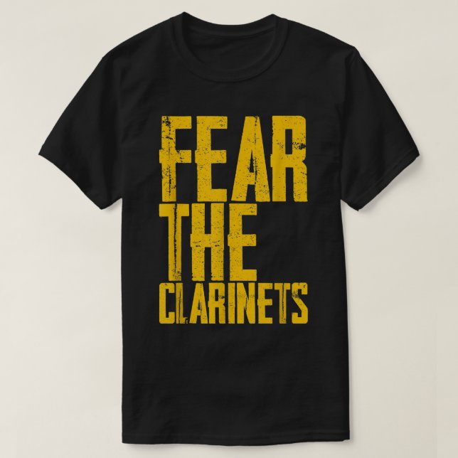 Fear The Clarinets ---2 T-Shirt (Design vorne)
