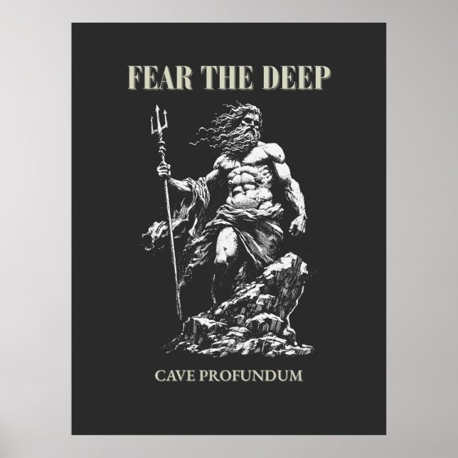 Fear the Deep – Poseidon Mythic  Poster (Vorne)