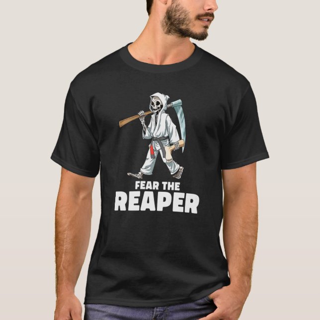 Fear The Reaper  Jiu Jitsu Leg Locks Foot Locks He T-Shirt (Vorderseite)