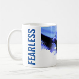 Fearless Bald Eagle Motivierend Courage Artwork Kaffeetasse