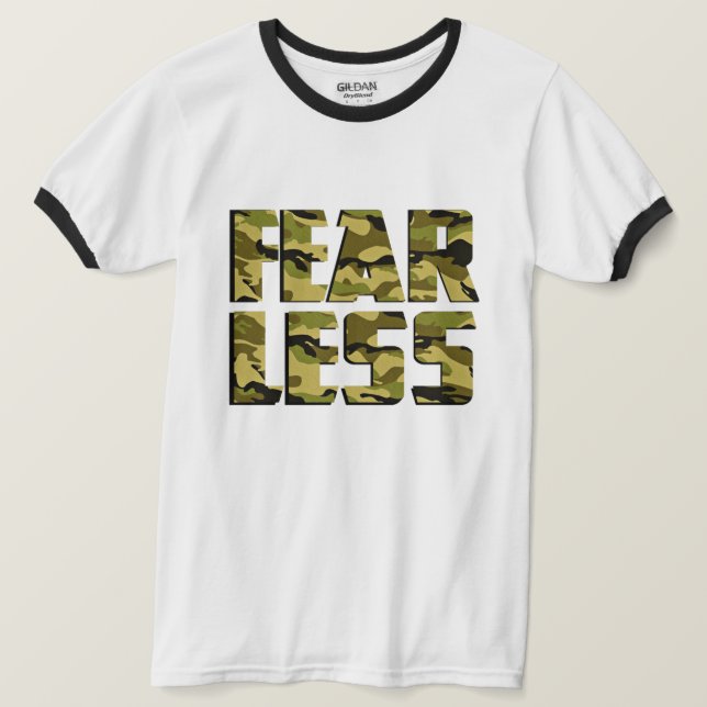 Fearless Camouflage T - Shirt (Design vorne)