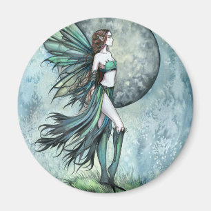 Fearless Gothasy Fantasy Molly Harrison Fairy Art Magnet
