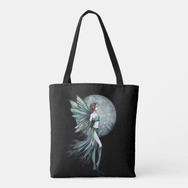 Fearless Green Fairy Fantasy Art von Molly Harriso (Rückseite)
