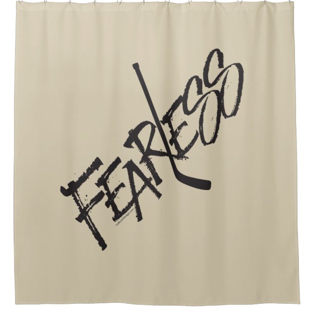 Fearless (Hockey) Duschvorhang (Vorderseite)
