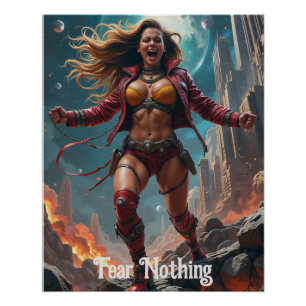 Fearless-Kriegerposter Poster