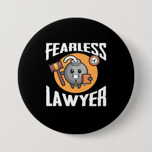 Fearless Lawyer Button