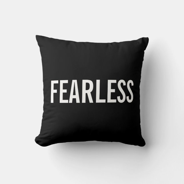 FEARLESS - Motivierend Kissen (Vorderseite)