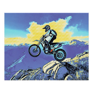 Fearless - Motocross Rider Poster