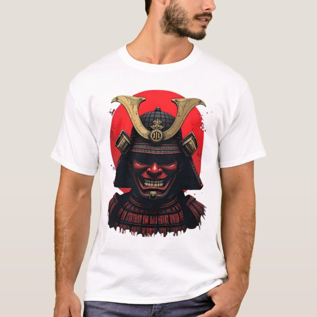 ⚔️ Fearless Samurai – Warrior of the Rising Sun T-Shirt (Vorderseite)
