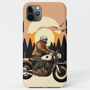💀 Fearless-Totenkopfmasken-Biker beim Fahren Case-Mate iPhone Hülle