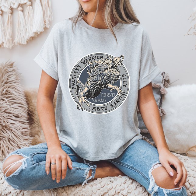 Fearless Warrior Tokyo Japan T - Shirt (Von Creator hochgeladen)