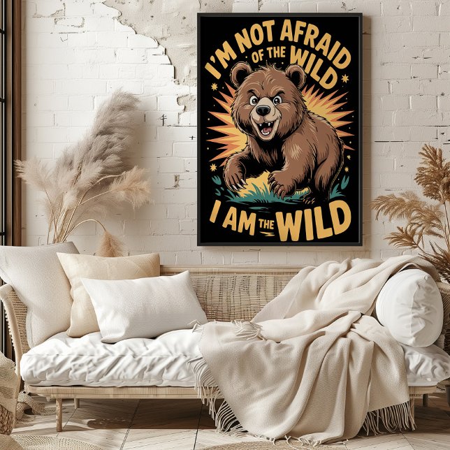 Fearless Wild Bear Adventure Park/Garten: Poster (Von Creator hochgeladen)