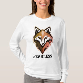 Fearless Wolf Women's Long Sleeve T - Shirt - Free