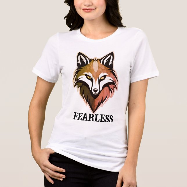 Fearless Wolf Women's T - Shirt - Freefit Bella+Ca (Vorderseite)