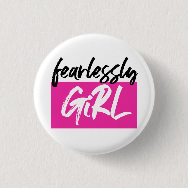 FearlesslyGiRL Logo Button (Vorderseite)