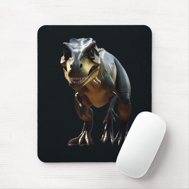 **"Fearsome Grin: The Smirking T-Rex"*** Mousepad (Mit Mouse)