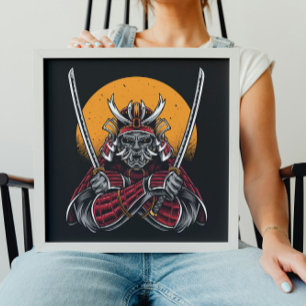 Fearsome Samurai Poster