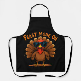 Feast Mode On Apron Schürze