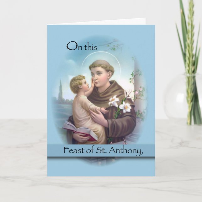 Feast of St. Anthony, Blue Karte (Vorderseite)