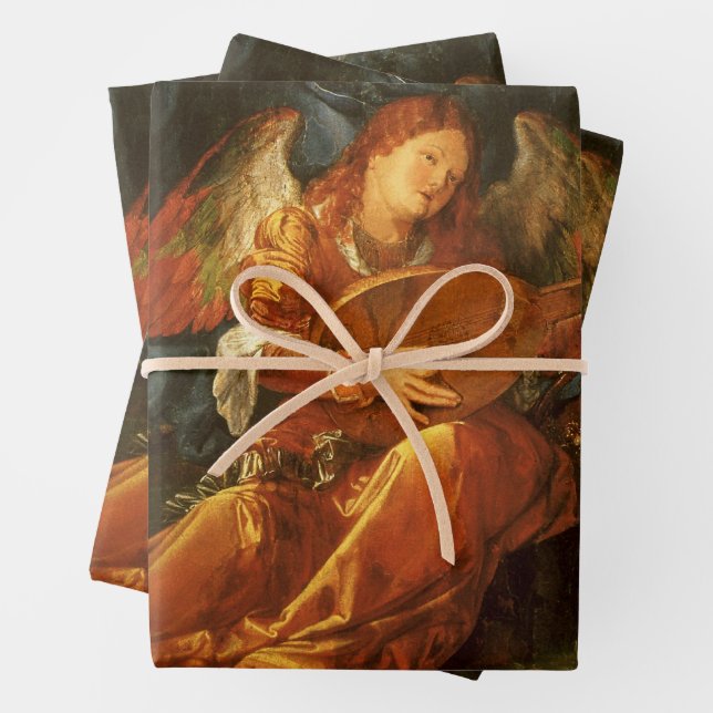 Feast of the Rose Garlands Angel by Albrecht Durer Geschenkpapier Set (Beispiel)