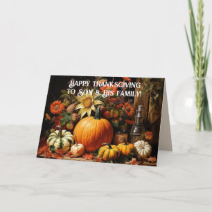FEAST SON & FAMILY ERNTEDANK CARD KARTE