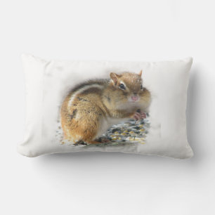 Feasting Chipmunk Tier Outdoor Pillow Kissen Für Draußen