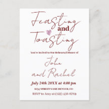 Feasting & Toasting Probedinner Minimalist