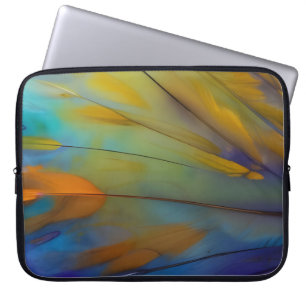 Feather Abstrakt AI Art Laptopschutzhülle