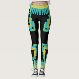 Feather Cross Leggings